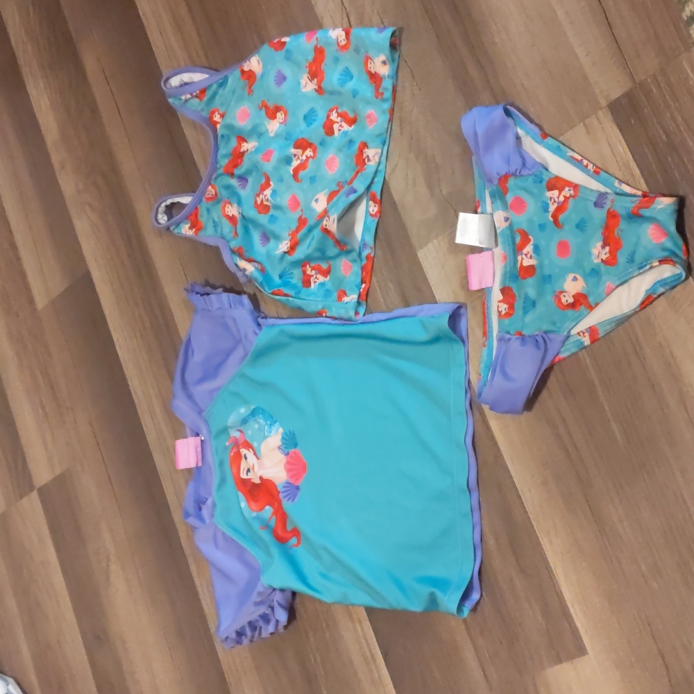 💞10 for $10💞 Disney little mermaid swimsuit size 4/5